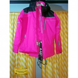 Tuta completo sci bambina Giacca rosa pink ast JS7C e pantalone sci JN9P