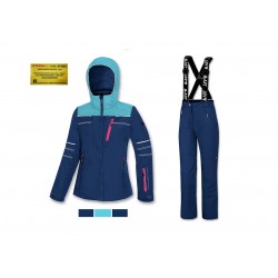 Tuta completo sci bambina Giacca rosa pink ast JS7C e pantalone sci JN9P