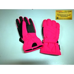 Guanti sci Rosa per bambina Brugi JE18
