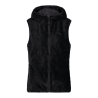 Gilet in pile da donna HighLoft con trama a rombi e cappuccio cmp 31P1716