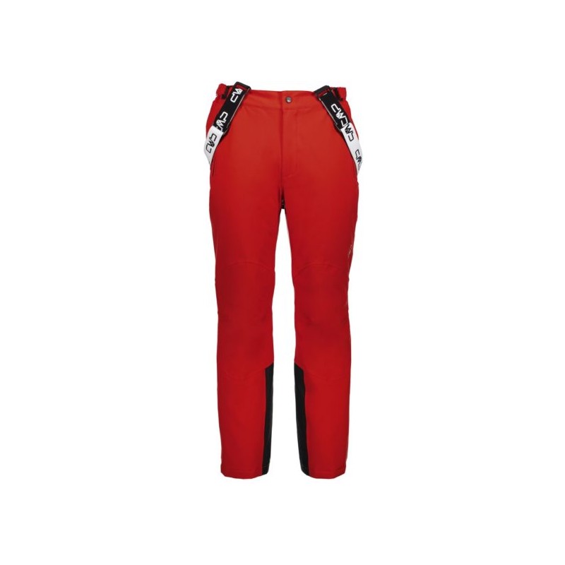 Salopette sci pantaloni da neve uomo con bretelle removibili cmp 3W17397N