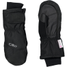 Guanti manopole da sci multicolor in softshell imbottiti da bambini cmp