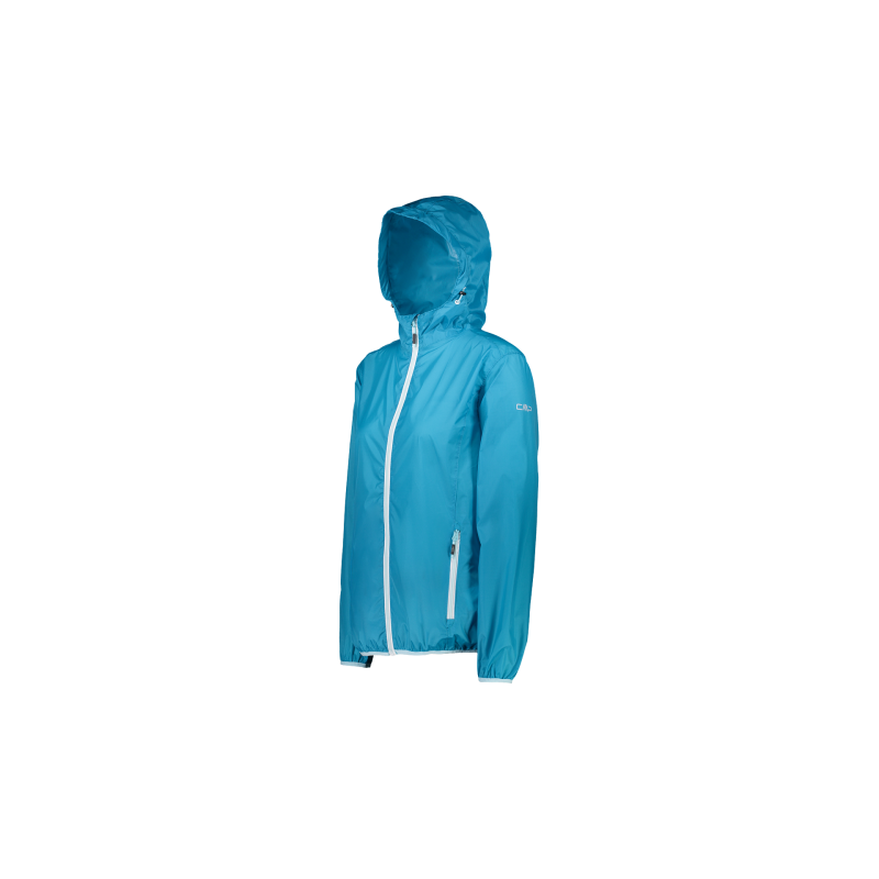 Giacca antipioggia con cappuccio Ripstop donna pack pocket cmp