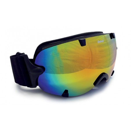 Maschera da sci lente specchio