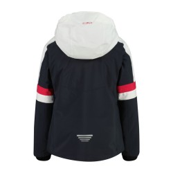 Giacca sci ragazza con cappuccio staccabile Cmp