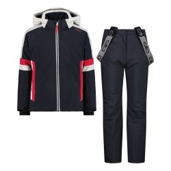 Set sci da bambina in twill Cmp