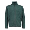 Giacca in Pile da uomo in knit-tech mélange cmp