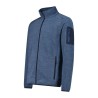 Giacca in Pile da uomo in knit-tech mélange cmp