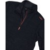 Pile mezza zip bambino mélange cmp